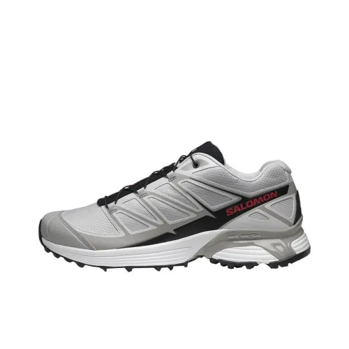 SALOMON XT Pathway Wear Resistant Slip Resistant Low Top Running Shoes Unisex Gray