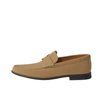 HERMES Duke Loafers Men's Light Brown