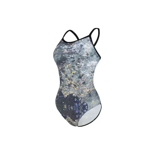 ZOKE One-Piece Swimsuits Women's Cinderella Sparkling Sequins