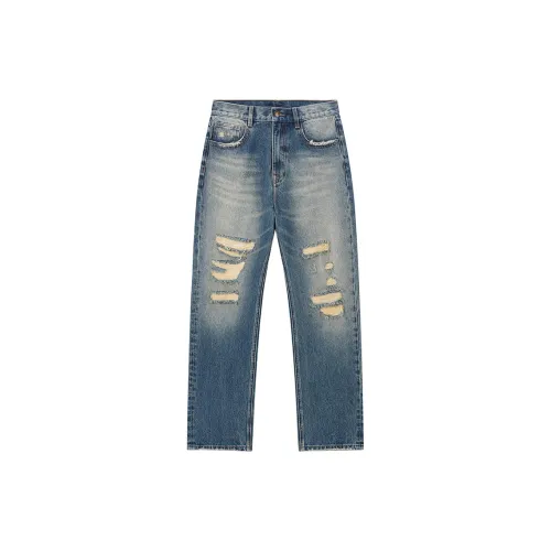 WLOFSD Jeans Unisex Washed Blue