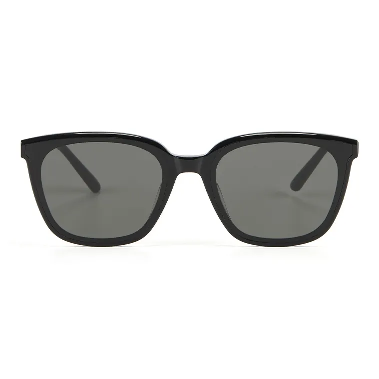 PLASTIC BRAIN Plate Frame Square Sunglasses Unisex-1