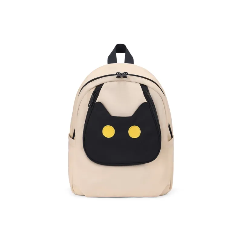 NOXXON Nylon Fabric Backpacks Backpack Regular Women's Ecru-1