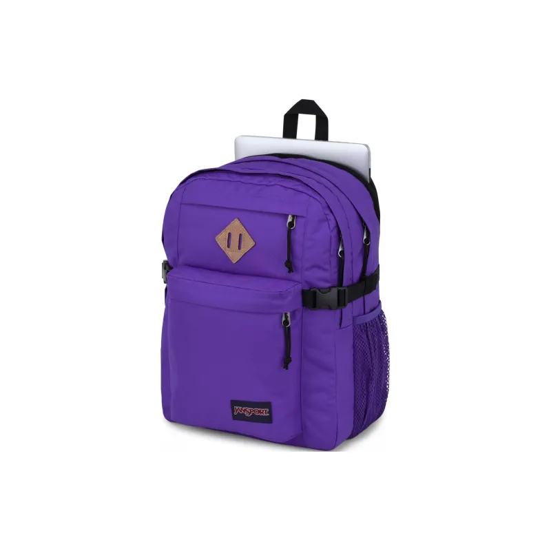 JanSport Recycled Polyester Backpack Unisex Dark Purple-5