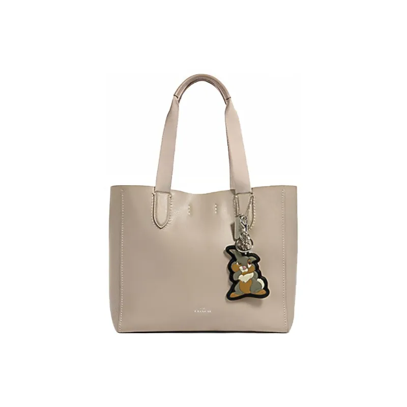 COACH Disney, Collaboration Leather Bag Charm Bag Merch Women's Gray-3