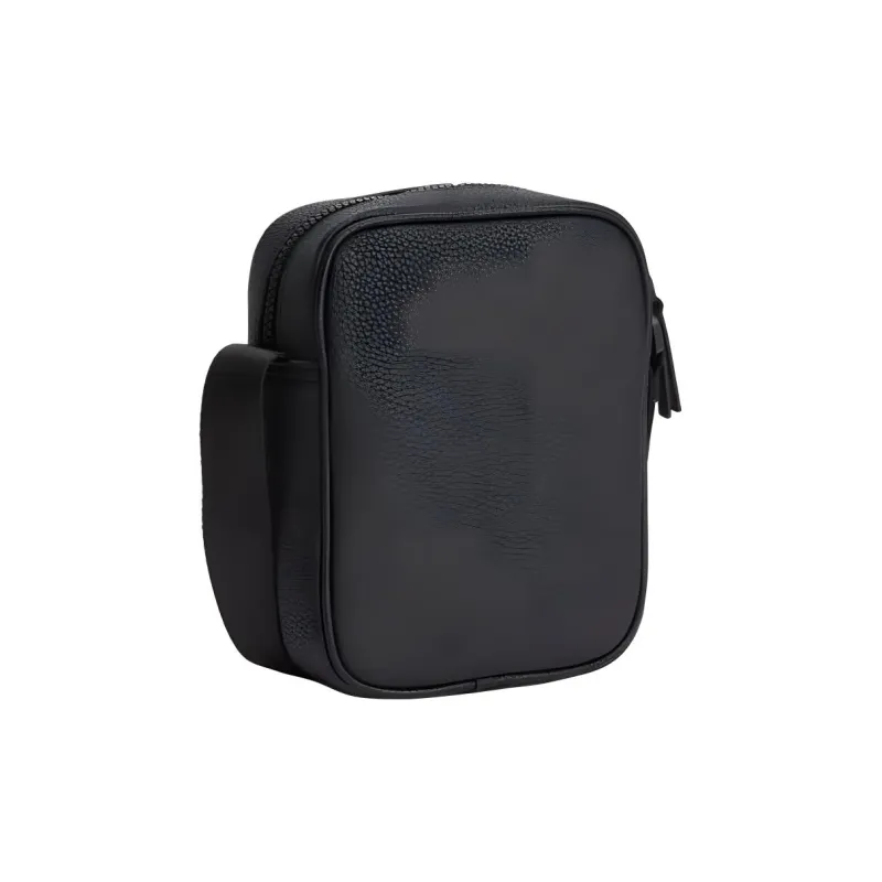 Tommy Hilfiger Artificial Leather Messenger Bag Crossbody Bags Small Size Men's Black-4