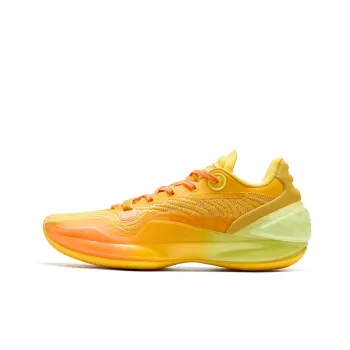 XTEP Lin Shuhao Fifth Generation Basketball Shoes Men Low Top Rose Yellow/Highlighter Orange/Electric Pink Green