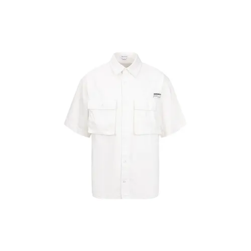 URBAN REVIVO Shirts Men White