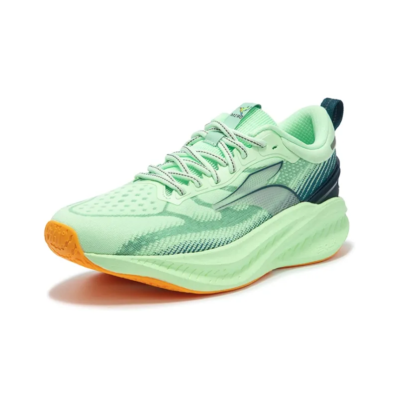 361° Anti Slip Wear Resistant Low Top Running Shoes Men's Ice Emerald Green Numbers Teal-2