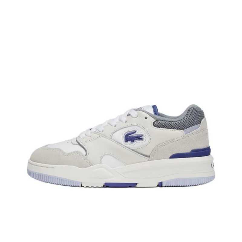 LACOSTE Low Top Skateboard Shoes Women's Light Blue-0