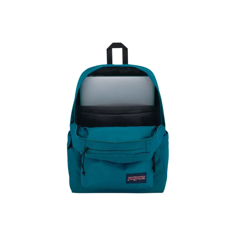 JanSport Nylon Backpack Unisex Deep Lake Blue-6
