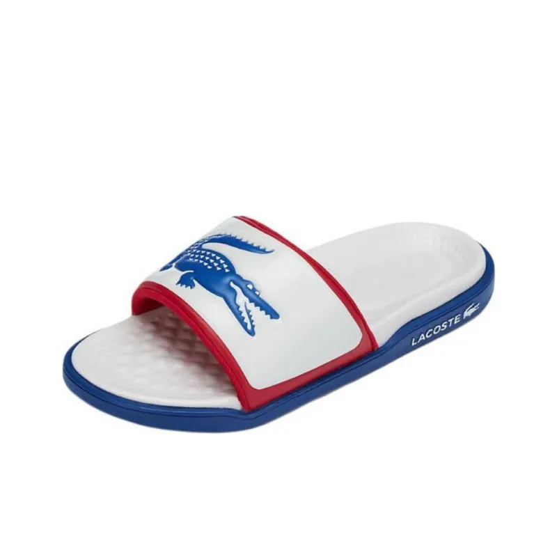 LACOSTE Slide Slippers Men's Ecru-1
