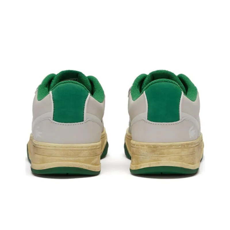 LACOSTE Low-Top Skateboard Shoes Men's Gray-3