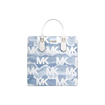 MICHAEL KORS Artificial Leather Handbag Medium Size Women's Light Blue