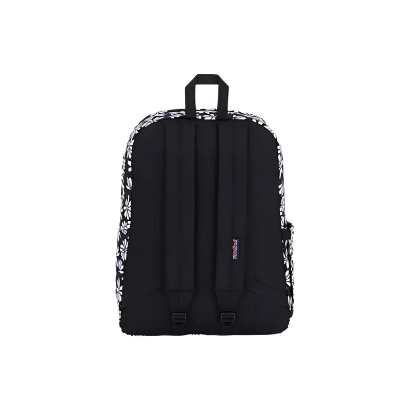 JanSport Recycled Polyester Backpack Women's Black & White-6