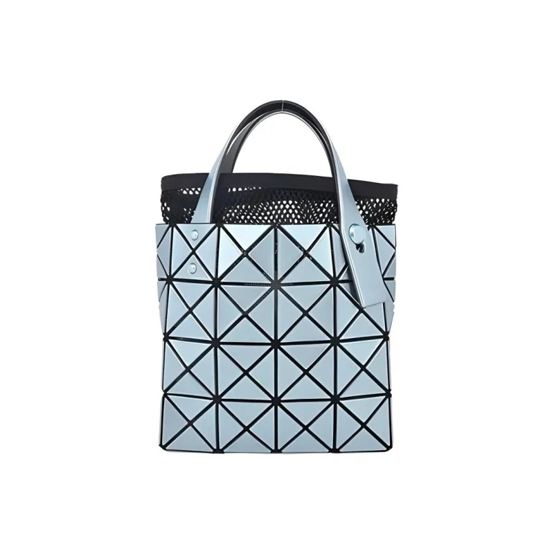 ISSEY MIYAKE Lucent Boxy Polyvinyl Chloride Resin Tote Bag Shopping Bag Handbag Mini Unisex Bright Blue-6
