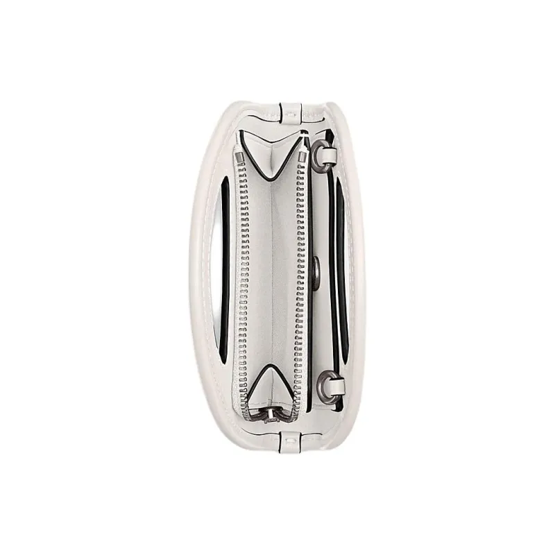 COACH Glove Tanned Leather Card Holder Mini Women's Chalk White-4
