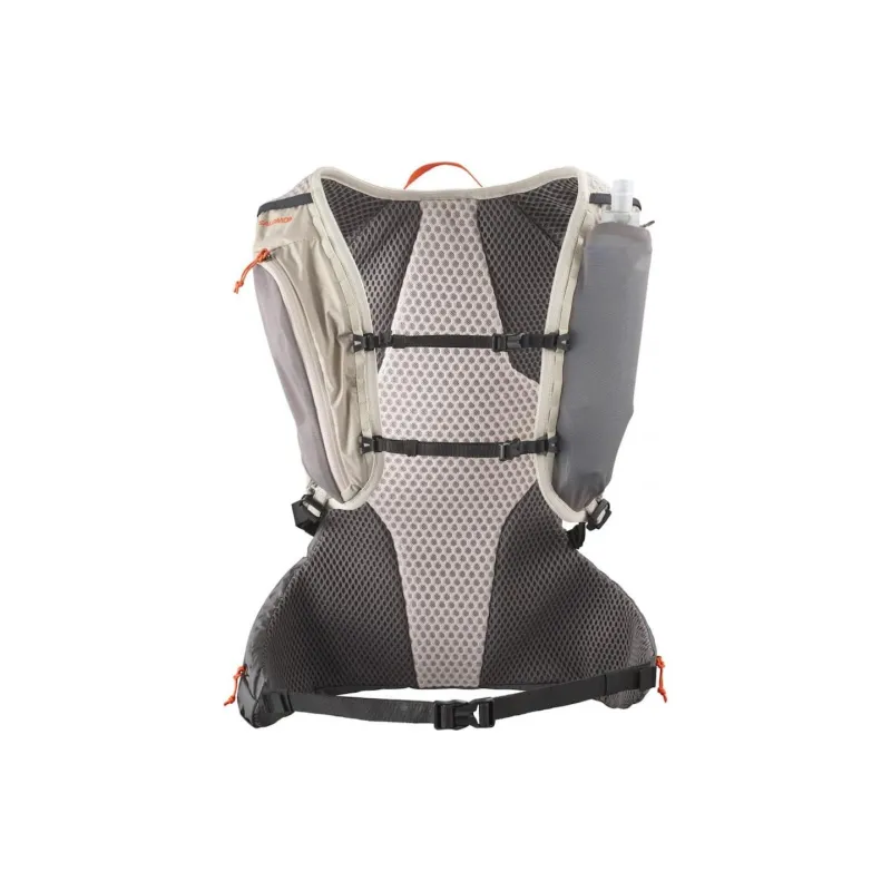 SALOMON Polyester With Nylon Spandex And EVA Outdoor Hiking Bag Backpacks Unisex Feather Gray-1
