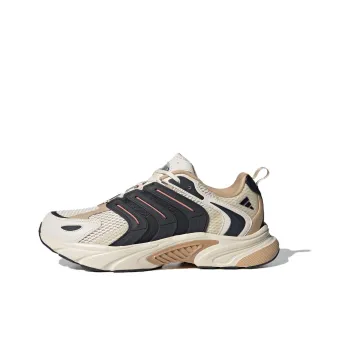 Adidas Anti Slip And Wear Resistant Breathable Low Top Casual Running Shoes Unisex Beige Black