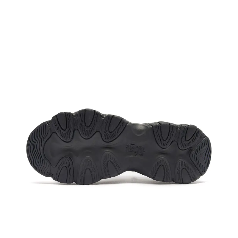 QIAODAN Claw Claw Shoes 3.0 Casual Shoes Women's Low Top Black Crescent-4