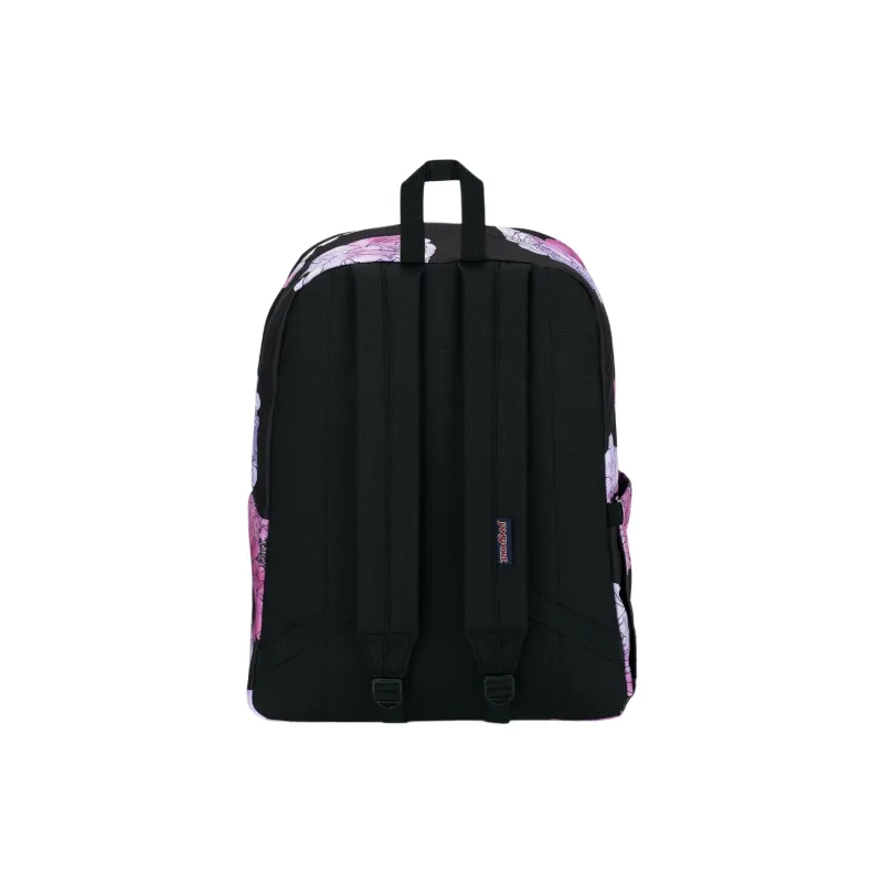 JanSport Polyester Backpack Regular Unisex Black & Purple-2