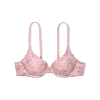 Victoria's Secret BODY By VICTORIA 7449 Comfort Fit Perfect Shape Push Up Smooth Bra Women's Pink