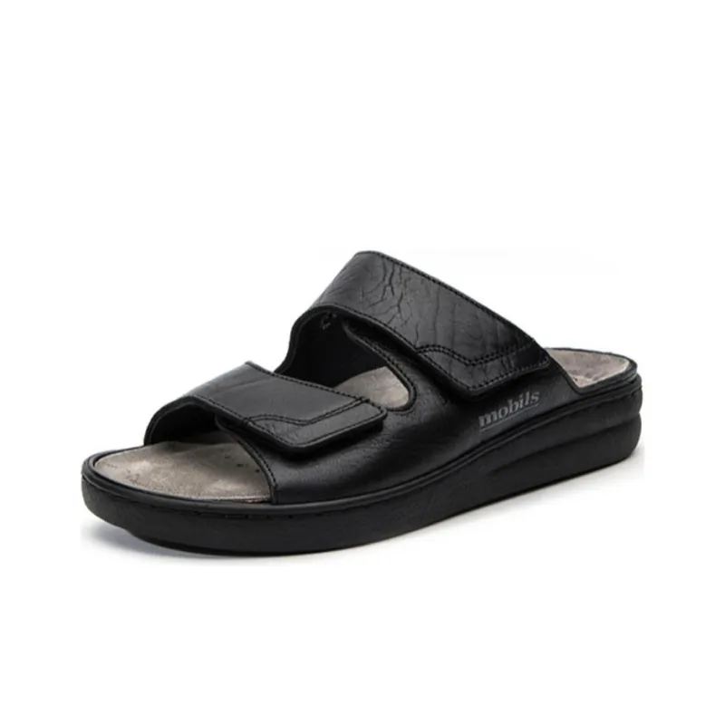 MEPHISTO Rubber Sole Slide Slippers 3.5cm Men's-1