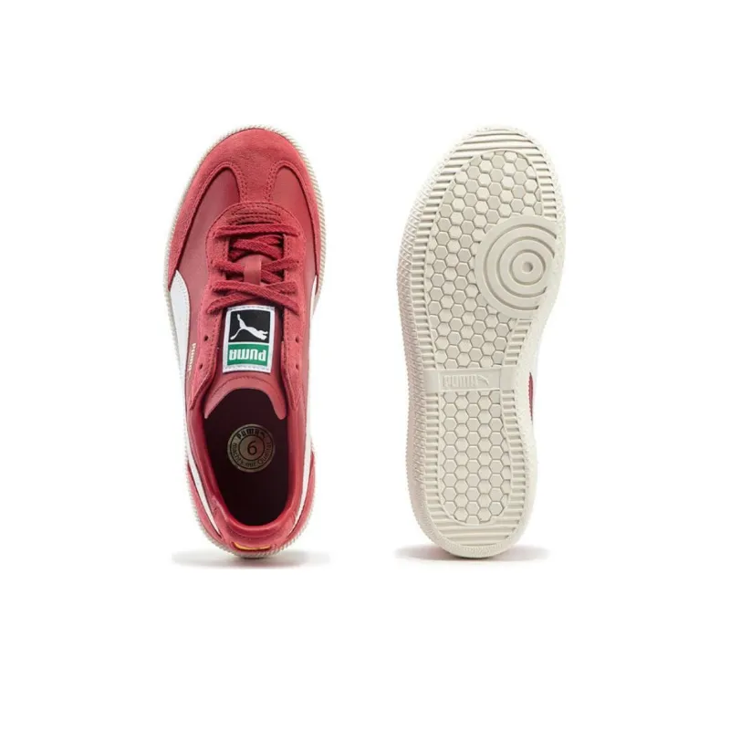 PUMA Liga Slip Resistant, Abrasion Resistant, Lightweight Low Top Casual Shoes Unisex Red-4