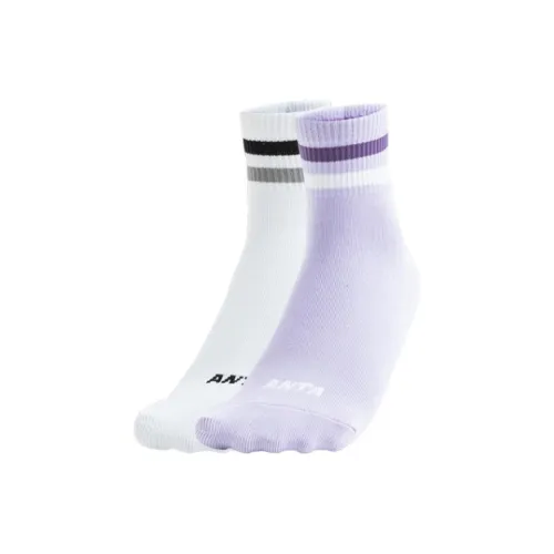 Anta Life Collection Mid-Calf Socks Unisex 2 Pack