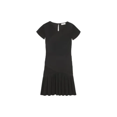 Sandro Short-Sleeved Dresses Women's Black