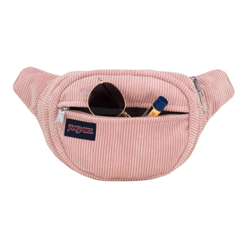 JanSport Recycled Polyester Fanny Pack Unisex Misty Rose-3