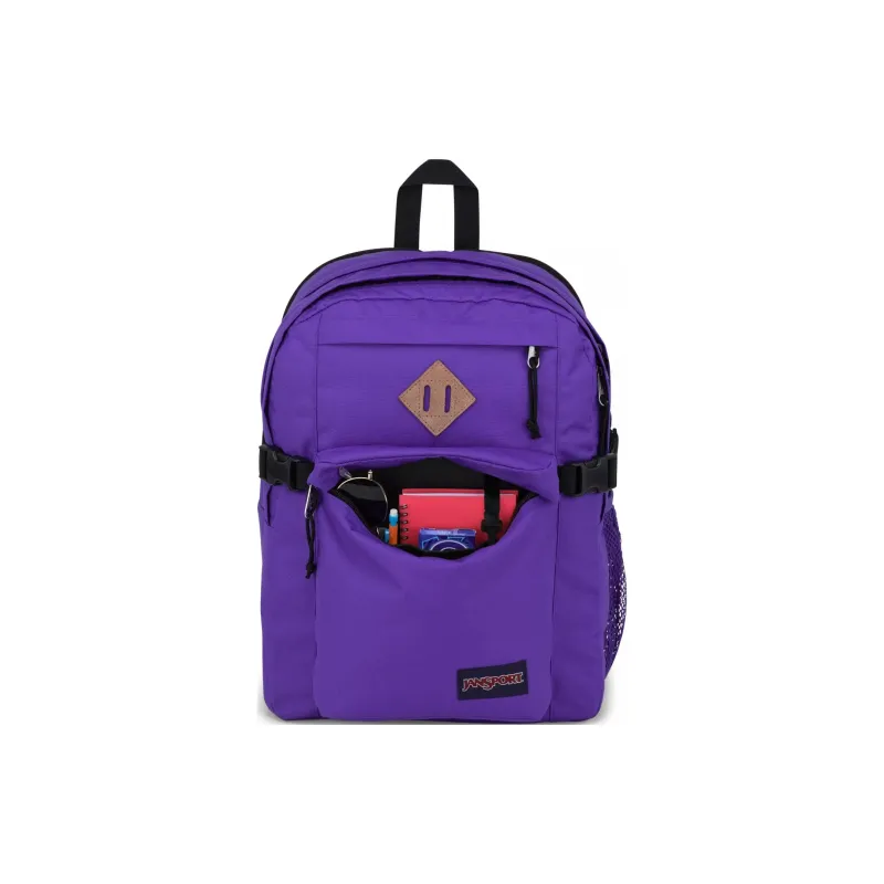 JanSport Recycled Polyester Backpack Unisex Dark Purple-3