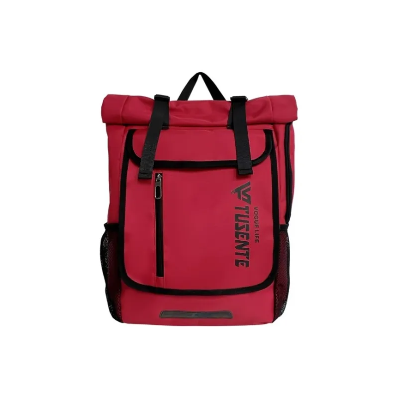 Deli Bear Oxford Gym Bag Backpack Regular Unisex Black/Red/Light Gray/Dark Gray-3