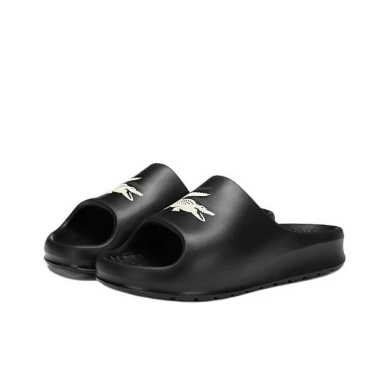 LACOSTE EVA Abrasion Resistant Slide Slippers Women's Black-2