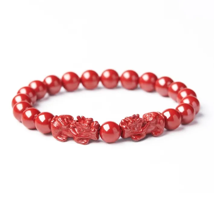 Sweet Kisses Reconstructed Cinnabar Bracelets Unisex-5