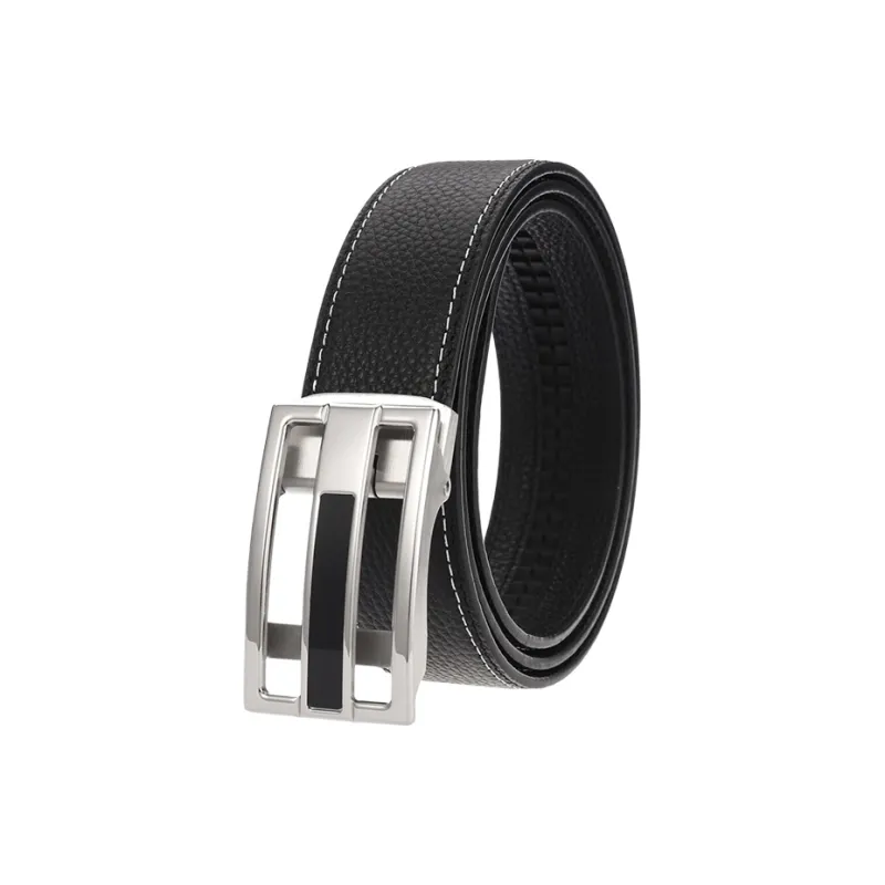 CARTELO Top Grain Cow Leather Belts Men's Width 3.5CM-0