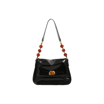 DALO PU Handbag, Shoulder Bag, Crossbody Bag Women's Classic Black/Ivory