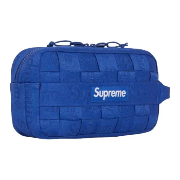 Supreme Fabric Clutch Regular Unisex Blue-1