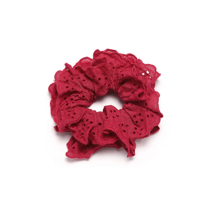 Clect Hair Tie Women's Ecru Red-2