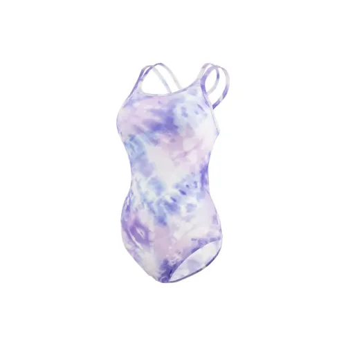 ZOKE One-Piece Swimsuits Women's White/Purple Iridescent