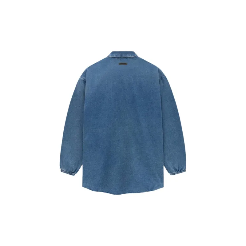 Fear Of God Essentials Core Collection Denim Overshirt-1