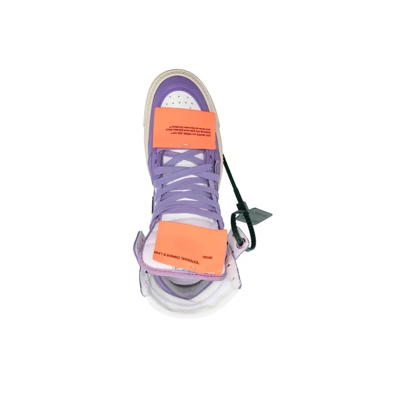 OFF WHITE 3.0 Off Court Leather White Purple Women's-3