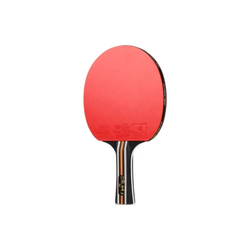 DOUBLEFISH Qilin Style Ping Pong Paddles Unisex Pure Wood Red
