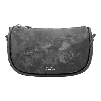 JOSINY PU/Split Cow Leather Shoulder Bag Women's Black/Silver Gray/Yellow/Army Green/Nude Pink