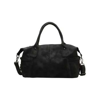 Meow In The Grass PU Handbag, Shoulder Bag, Crossbody Bag, Tote, Short Trip Travel Bag Regular Unisex Black/Khaki