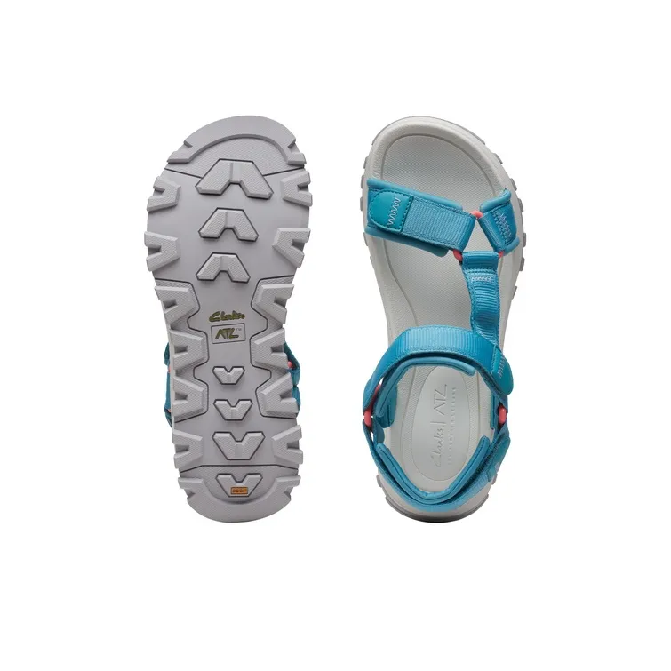 Clarks City Outdoor Collection Beach Sandals Women's Turquoise-3