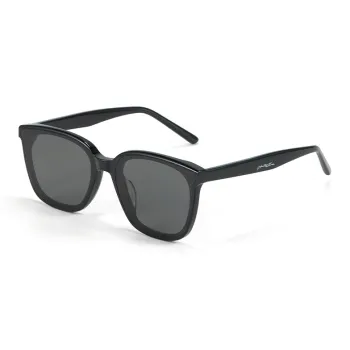 PLASTIC BRAIN Plate Frame Square Sunglasses Unisex