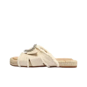 Alexandre Birman Slide Slippers Women's Beige