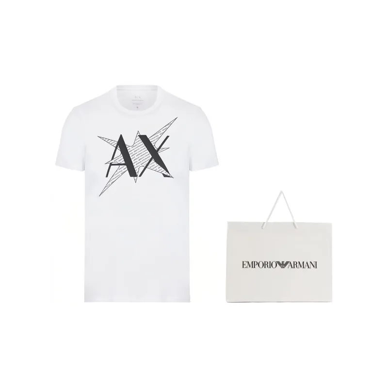 ARMANI EXCHANGEAE SS22 T Shirt Men's White-1