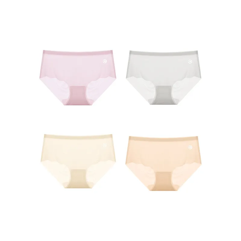 Flowers In Water Underpants Women's 4 Pack-13