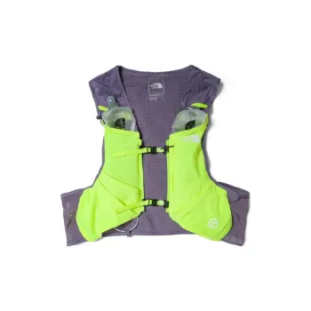 THE NORTH FACE Nylon Outdoor Mountaineering Bag Backpack Large Size Unisex Yellow & Purple